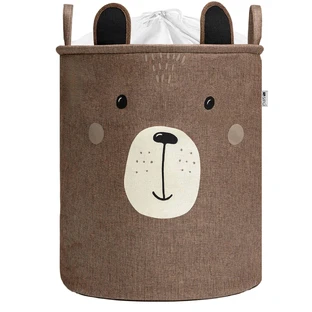 Складний кошик Premium, XL, 63 л, ведмежий коричневий, Sipo