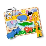 Деревянный пазл Сафари, MD3722, Melissa and Doug