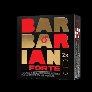 Добавка для потенції Barbarian Forte, 2 капсули, Adya Green Pharma