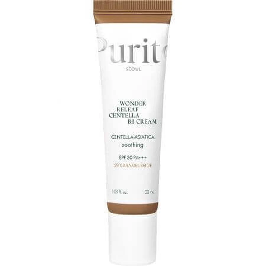 Многофункциональный BB-крем с SPF 30 PA+++++ оттенок 29 Карамельно-бежевый Wonder Releaf Centella Releaf Caramel Beige, 30 мл, Purito: цены и характеристики