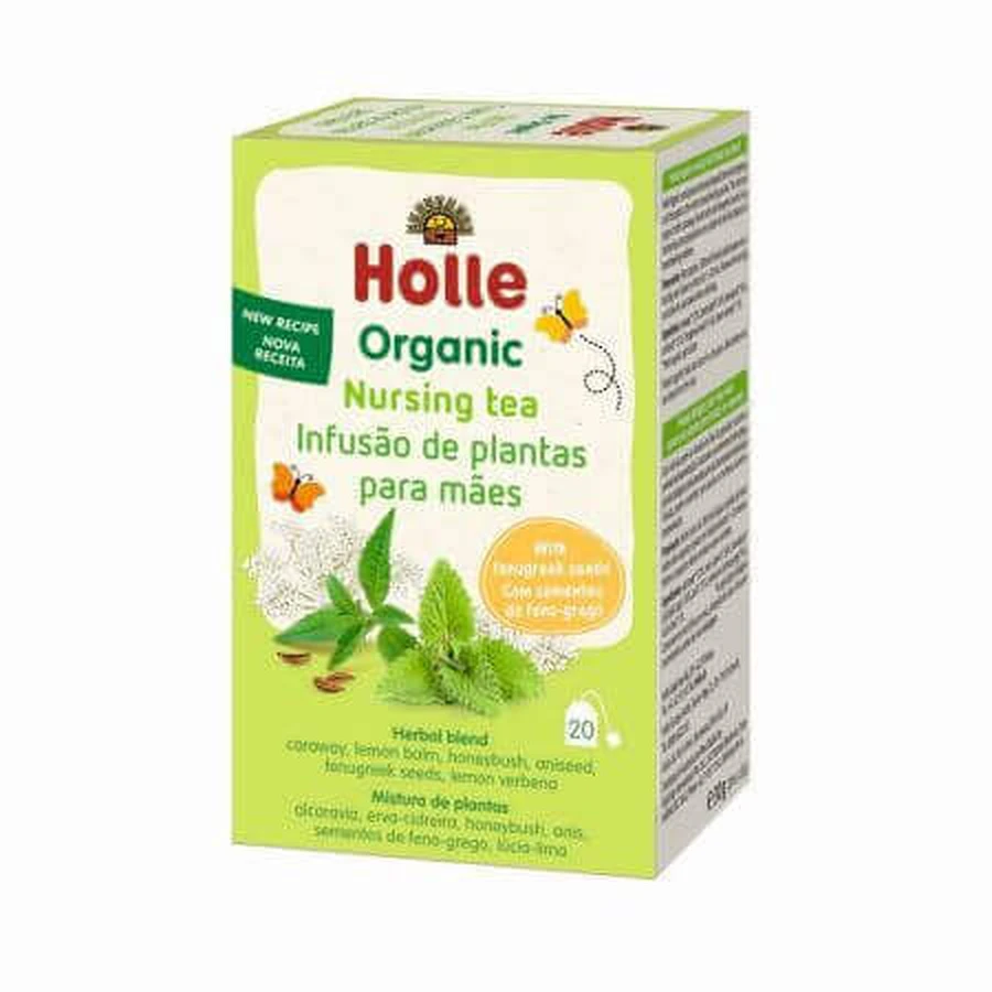Органічний чай для лактації, 20 пакетиків, Holle: ціни та характеристики