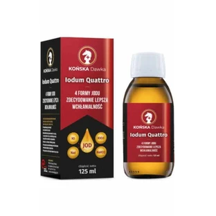 Iodum Quattro - 4 форми йоду в дозі 125 мл для коней