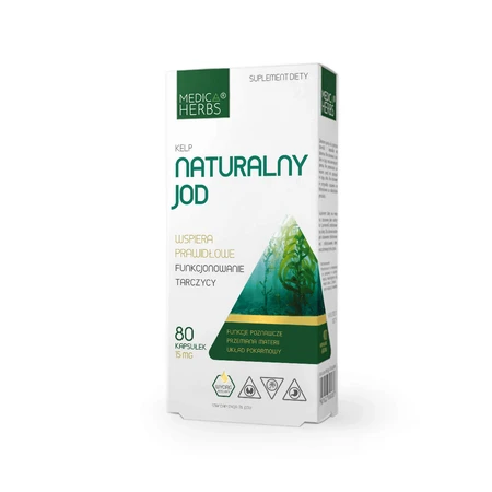 Келп йод натуральный 150 мкг, 80 капсул Medica Herbs: цены и характеристики