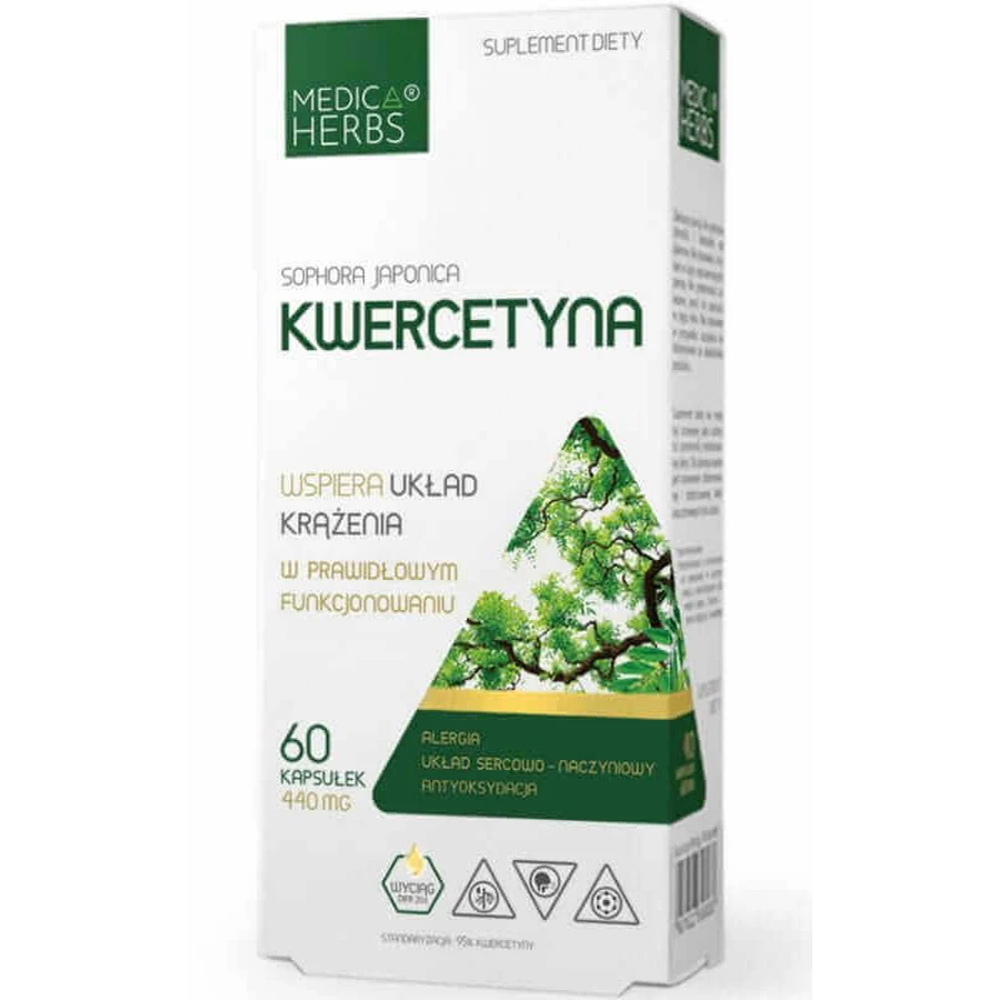 Кверцетин 418 мг, 60 капсул Medica Herbs: цены и характеристики