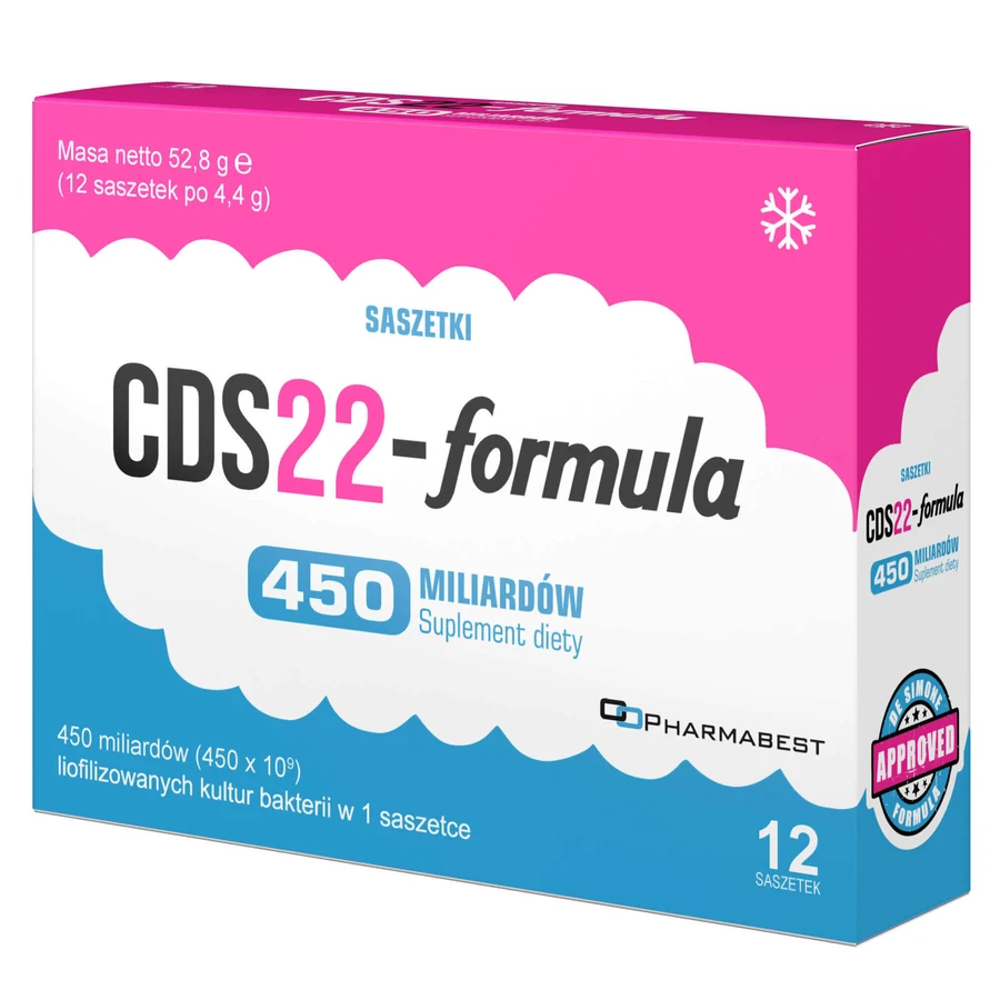 CDS22-формула 450 миллиардов (ранее Vivomixx 450), порошок для оральной суспензии, 12 пакетиков: цены и характеристики