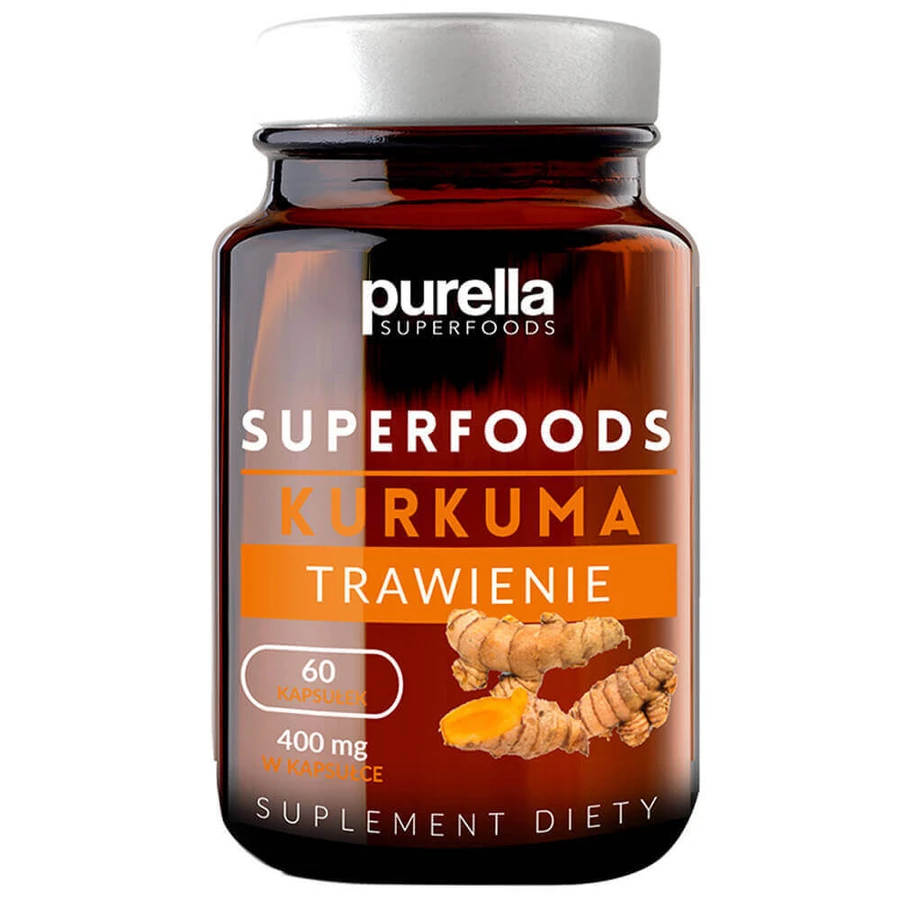 Purella Superfoods Turmeric Digestion Set, 2 x 60 капсул: цены и характеристики