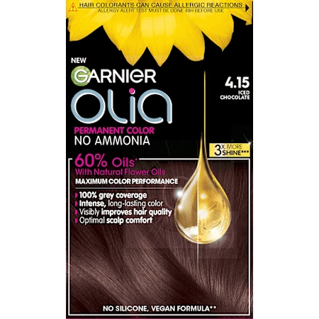 GARNIER GARNIER olia Перманентная краска 4.15 Ледяной шоколад, 174 мл: цены и характеристики