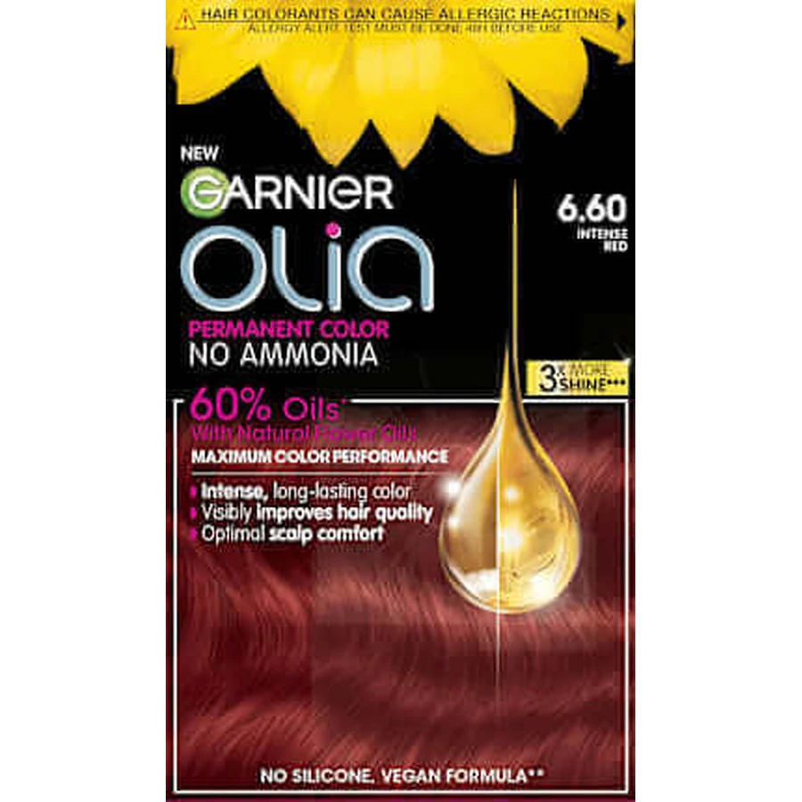 GARNIER olia Перманентный цвет 6.60 Интенсивный красный, 174 мл: цены и характеристики