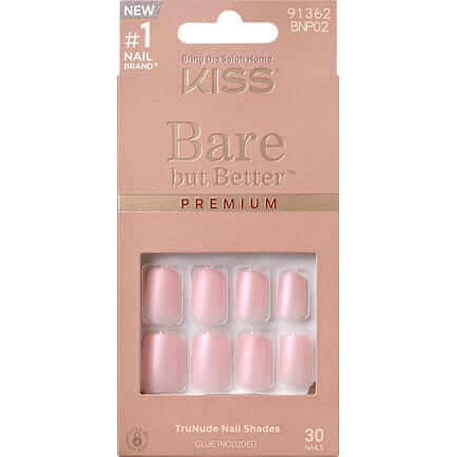 KISS Bare But Better Premium False Nails Spicy, 1 набор: цены и характеристики