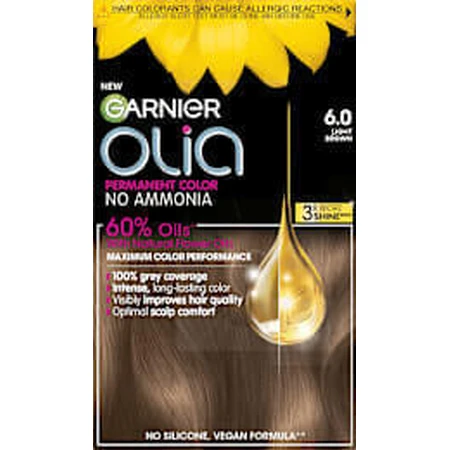 GARNIER GARNIER olia Перманентная краска 6.0 Светло-коричневый, 174 мл: цены и характеристики