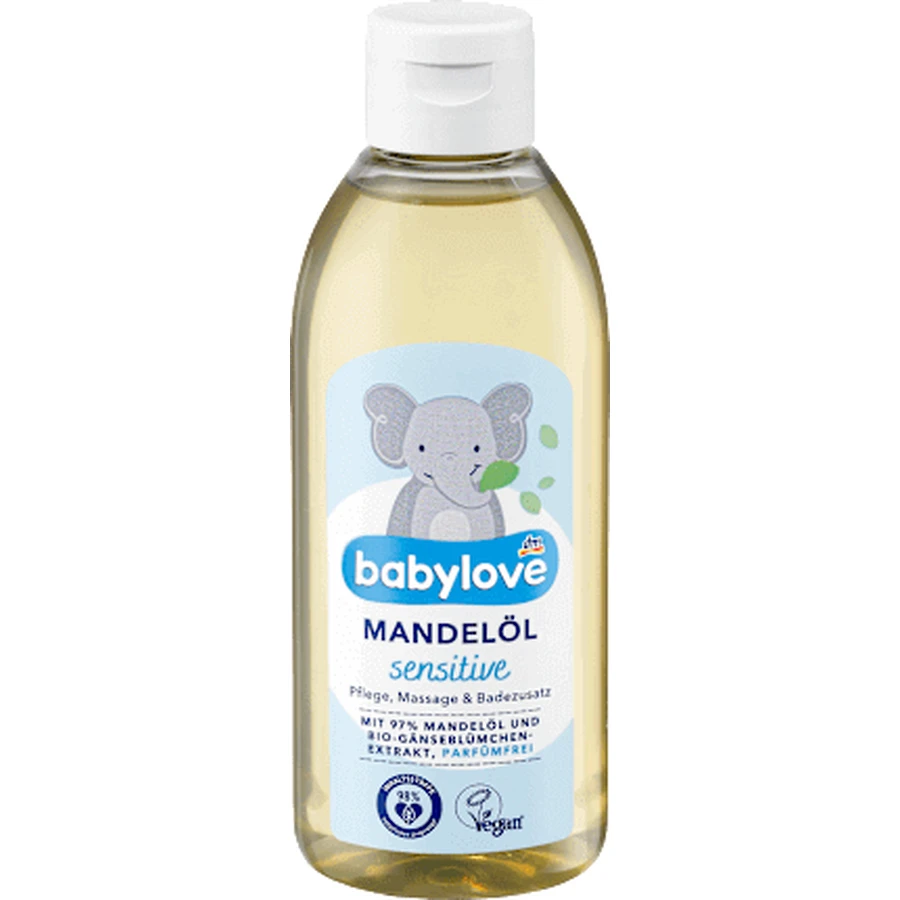 babylove Детское чувствительное миндальное масло 250 мл: цены и характеристики