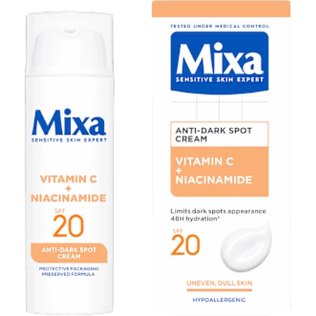 Mixa Антипигментационный крем SPF20, 50 мл: цены и характеристики
