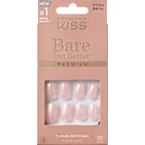 KISS Bare But Better Преміум накладні нігті мокко, 1 набір