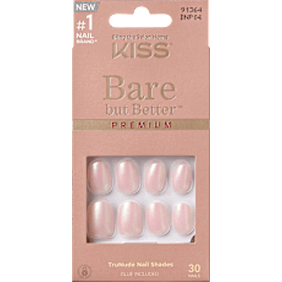 KISS Bare But Better Premium Fake Nails Mocha, 1 набор: цены и характеристики