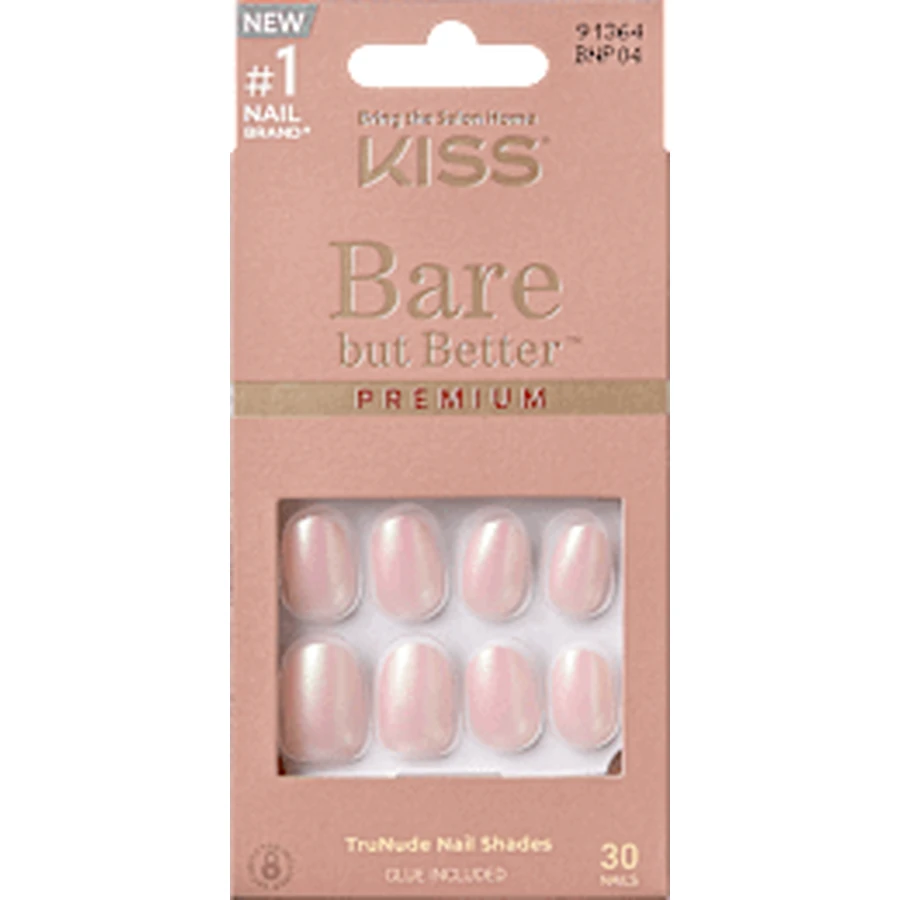 KISS Bare But Better Premium Fake Nails Mocha, 1 набор: цены и характеристики