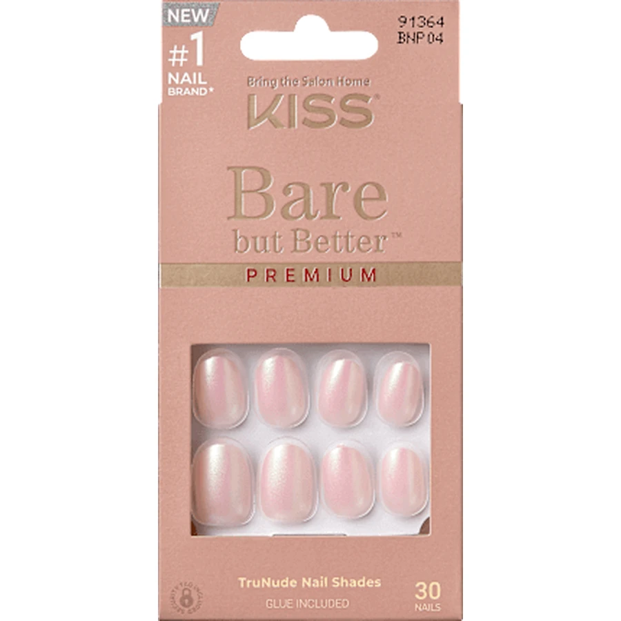 KISS Bare But Better Premium Fake Nails Mocha, 1 набор: цены и характеристики