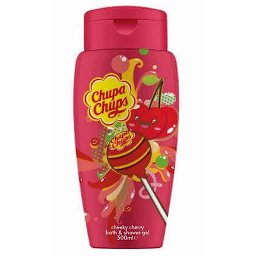 Гель для дитячого душу Chupa Chups з вишневим ароматом, 300 мл: ціни та характеристики