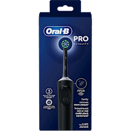 Електрична зубна щітка Oral-B Vitality Pro, чорна, 1 шт.: ціни та характеристики