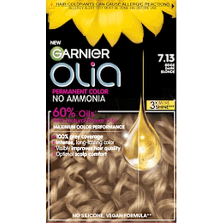 GARNIER olia Перманентна фарба 7.13 Бежевий темно-русявий, 174 мл: ціни та характеристики
