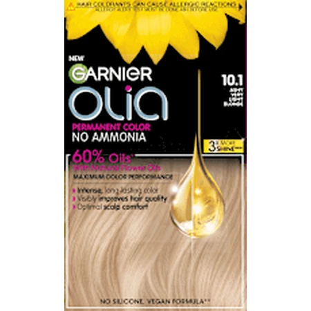 GARNIER olia Permanent Colour 10.1 Ashy Very Light Blonde, 174 мл: цены и характеристики