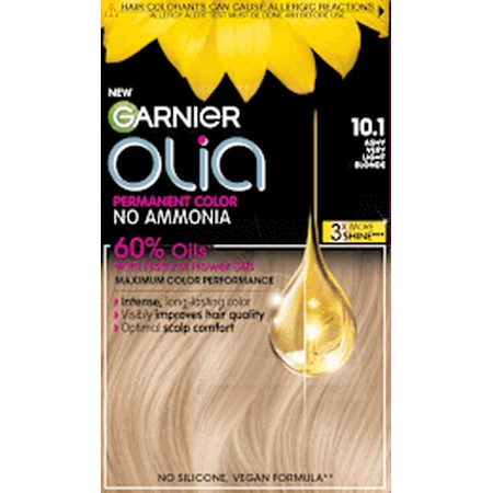 GARNIER olia Permanent Colour 10.1 Ashy Very Light Blonde, 174 мл: цены и характеристики