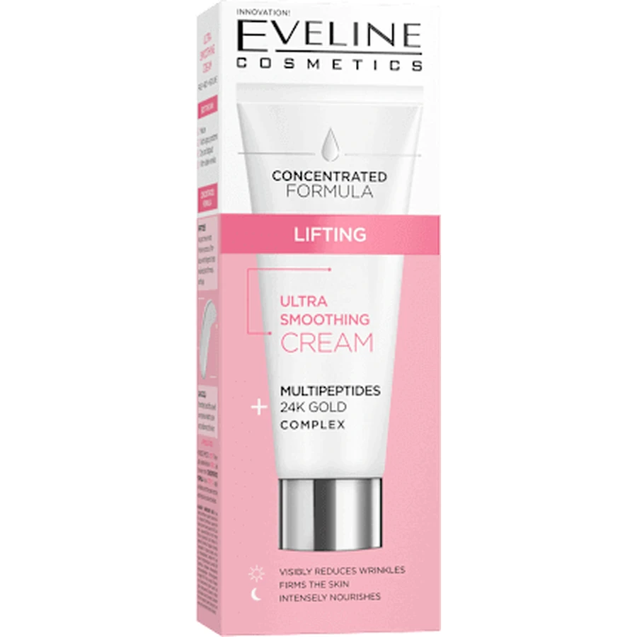 EVELINE COSMETICS Ліфтинг-крем мультипептидний комплекс 24K, 50 мл: ціни та характеристики
