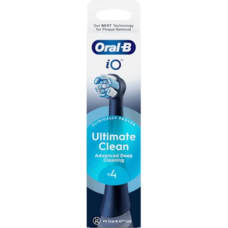 Насадки для щітки Oral-B iO Ultimate Clean Powerbrush Refills Ultimate Clean Black, 4 шт.: ціни та характеристики