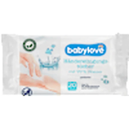 babylove Вологі серветки для рук, 20 шт: ціни та характеристики