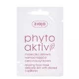 Ziaja Phytoactiv, Зміцнююча гелева маска для судинної шкіри, 7 мл