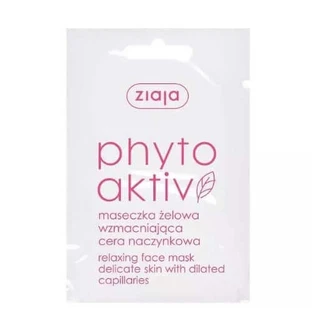 Ziaja Phytoactiv, Зміцнююча гелева маска для судинної шкіри, 7 мл
