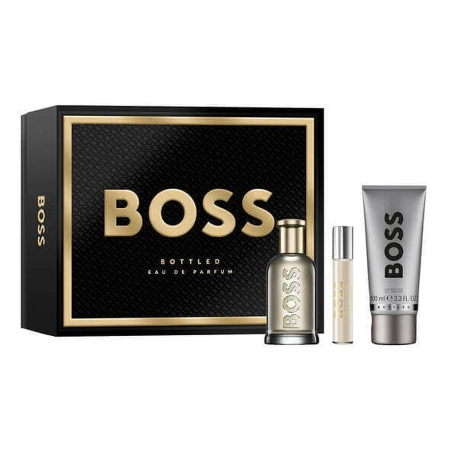 Hugo Boss Boss Bottled set Eau de Parfum, 100 мл + Eau de Parfum, 10 мл + Гель для душа, 100 мл: цены и характеристики