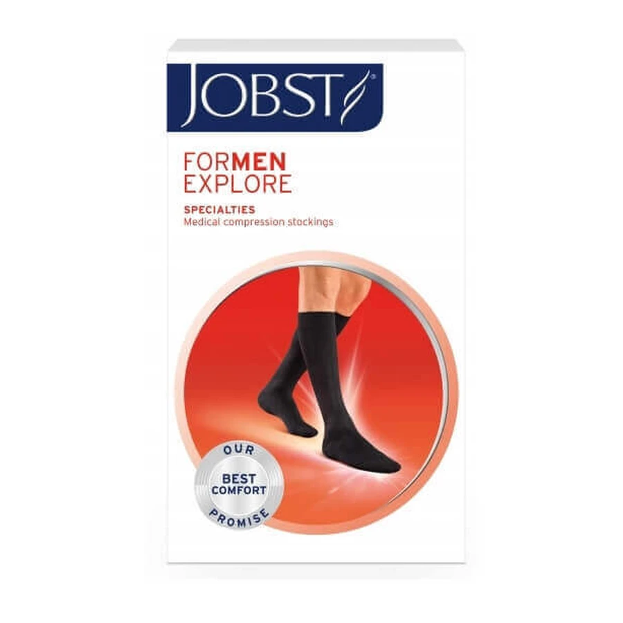 Jobst ForMen Explore CCL1 носки на колено с закрытым кончиком navy 2: цены и характеристики
