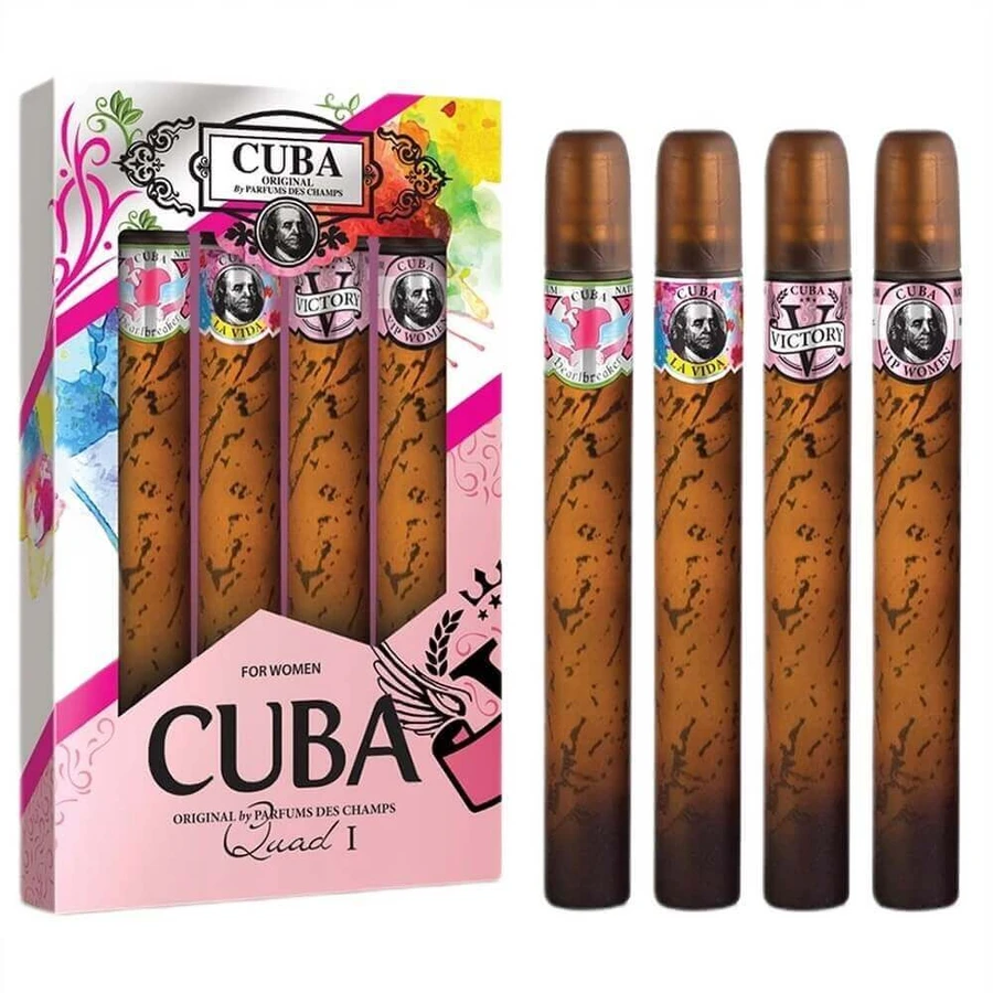 Cuba Original Cuba Quad I Set Heartbreaker Eau de Parfum 35 ml + La Vida Eau de Parfum 35 ml + Victory Eau de Parfum 35 ml + Vip Eau de Parfum 35 ml: цены и характеристики