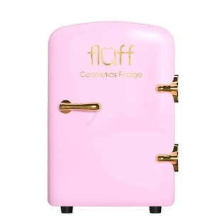 Косметический холодильник Fluff с золотым логотипом Розовый