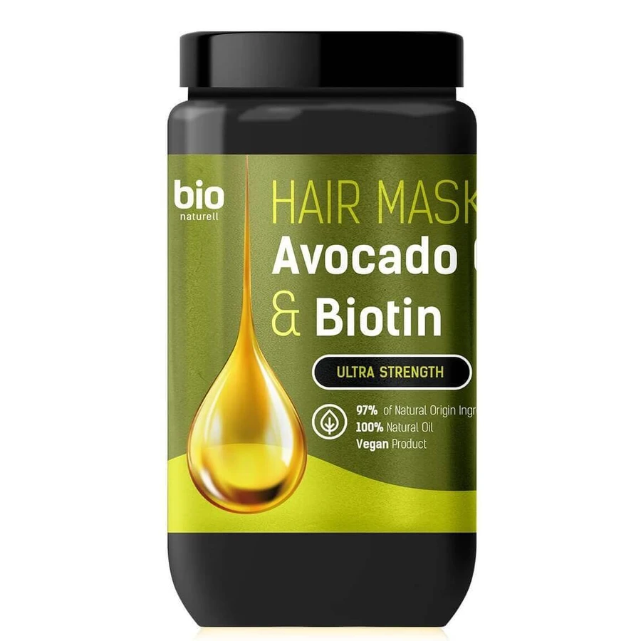 Bio Naturell Маска для волосся з олією авокадо та біотином, 946 мл: ціни та характеристики