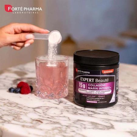 Forté Pharma Expert Beauté Колаген морський інтенсивний+ 15г Аромат персика та чорної смородини 300г: ціни та характеристики