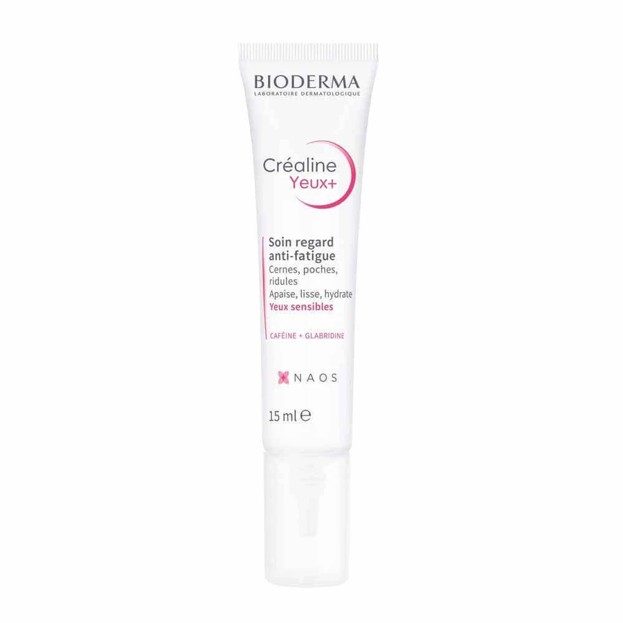 Крем для контуру очей BioDerma Crealine Yeux+ проти втоми для чутливої шкіри 15мл: ціни та характеристики