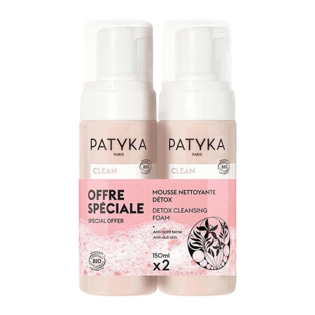 Patyka Clean Cleansing Foam Bio Detox 2x150ml: цены и характеристики