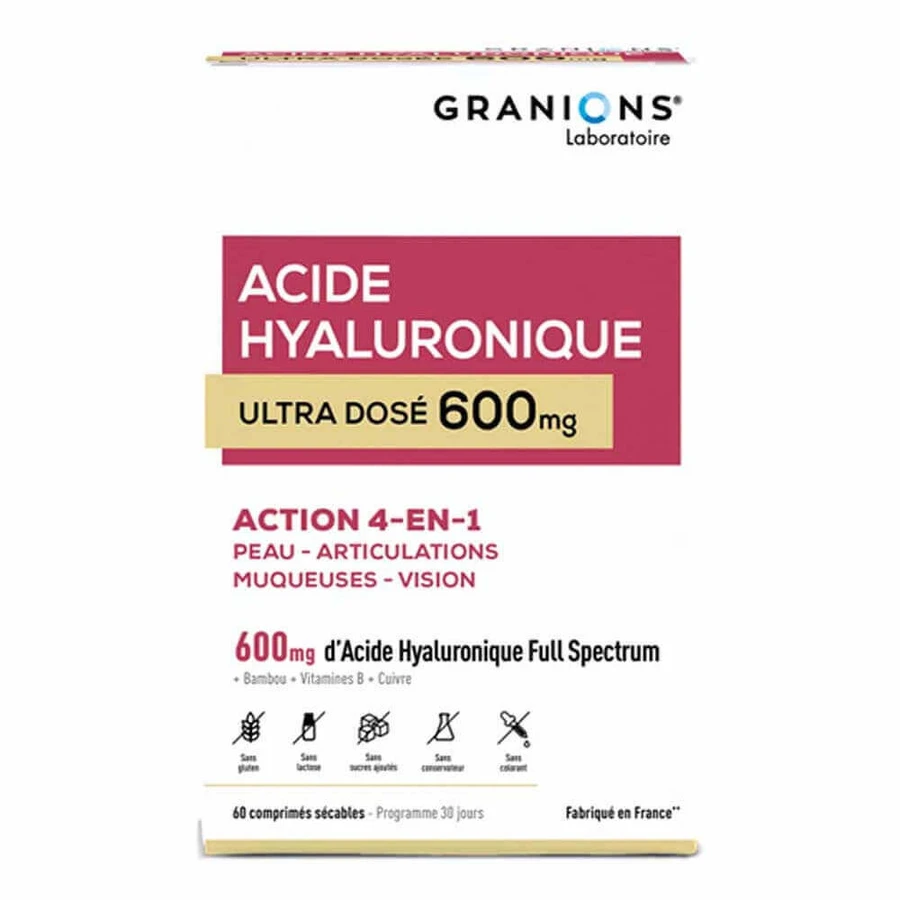 Granions Acide Hyaluronique 600mg 60 comprimés: цены и характеристики
