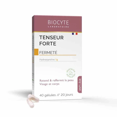 Антивіковий тензор для обличчя та тіла Biocyte Anti-Ageing Tensor Сильна пружність обличчя та тіла 40 капсул: ціни та характеристики