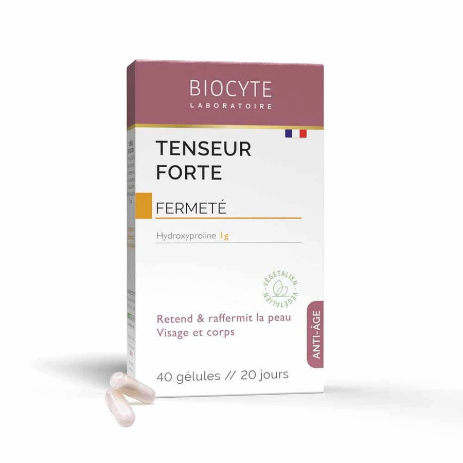 Антивіковий тензор для обличчя та тіла Biocyte Anti-Ageing Tensor Сильна пружність обличчя та тіла 40 капсул: ціни та характеристики