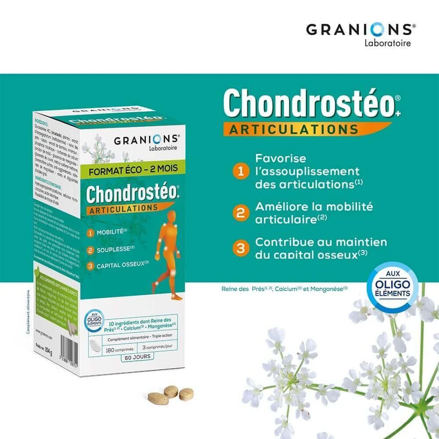 Granions Triple Action Formula Joint Protection 180 Chondrosteal Tablets: цены и характеристики