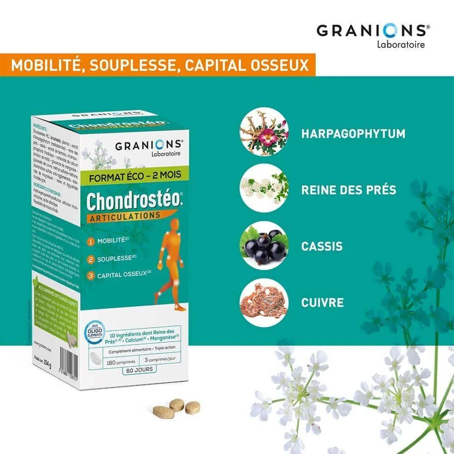 Granions Triple Action Formula Joint Protection 180 Chondrosteal Tablets: цены и характеристики