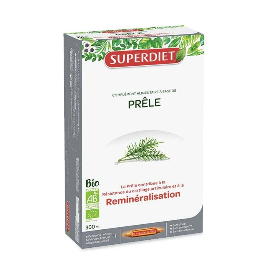 Superdiet Prele Organic Remineralisation 20 флаконов: цены и характеристики