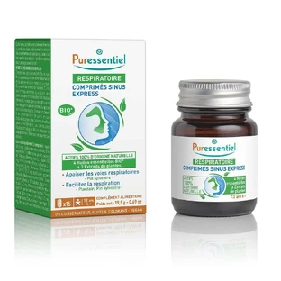 Puressentiel Respiration Sinus Express С органическими эфирными маслами 15 таблеток