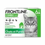Frontline Combo Spot-on для кошек и хорьков 6 пипеток по 0,5 мл: цены и характеристики