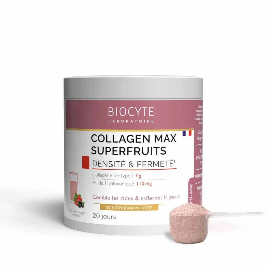 Biocyte Anti-Ageing Collagen Max Superfruits со вкусом красных фруктов и мяты 260 г: цены и характеристики