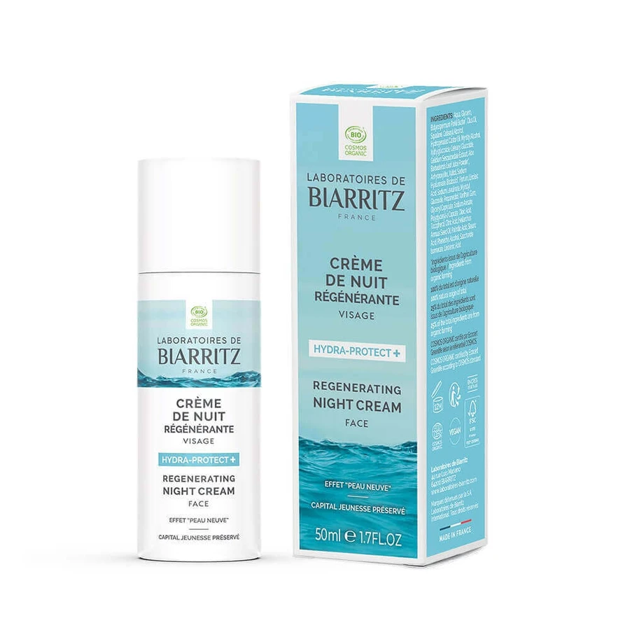 Нічний крем Laboratoires De Biarritz Hydra-Protect + Органічний регенеруючий нічний крем 50 мл: ціни та характеристики