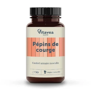 Vitavea Santé Nutri'sentiels Organic Pumpkin Seeds Confort urinaire masculin 50 Capsules