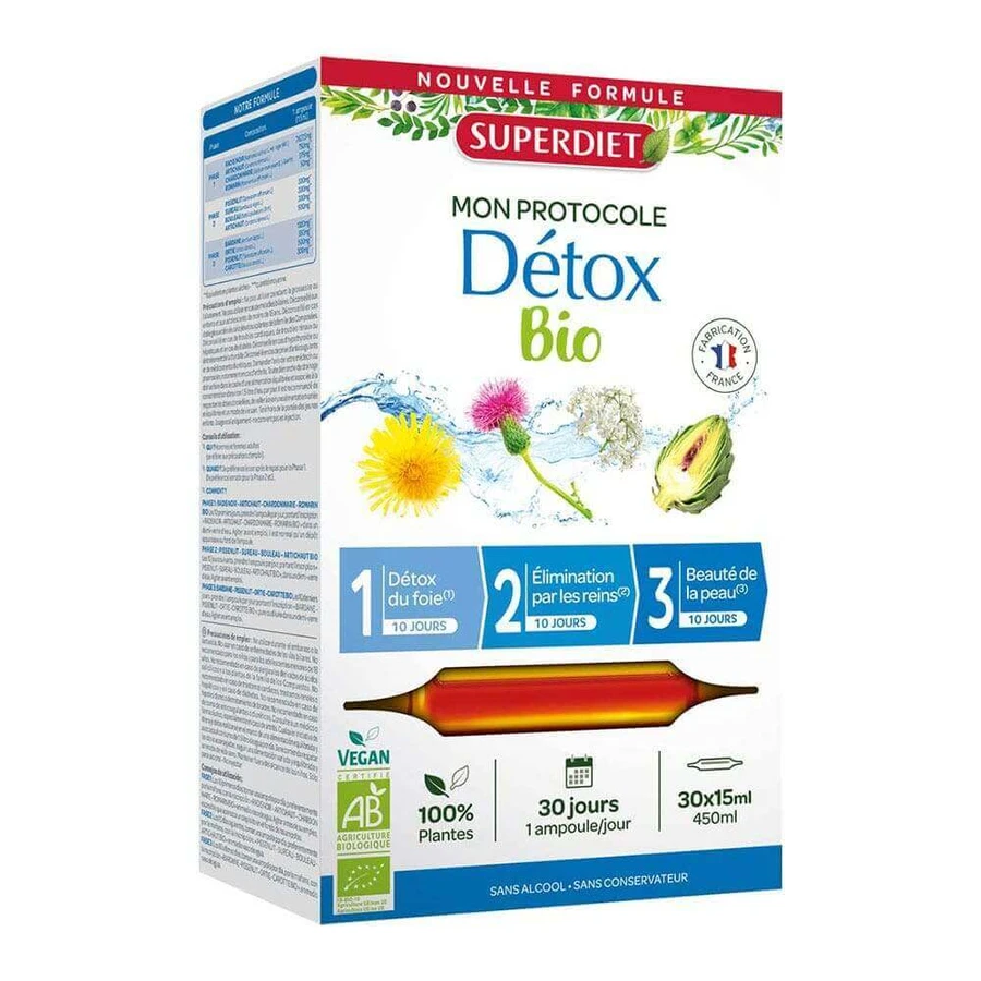 Superdiet Detox Programme 3x10 ампул 30 ампул: цены и характеристики